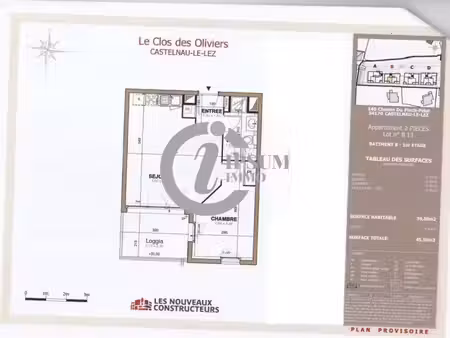 appartement à louer castelnau-le-lez