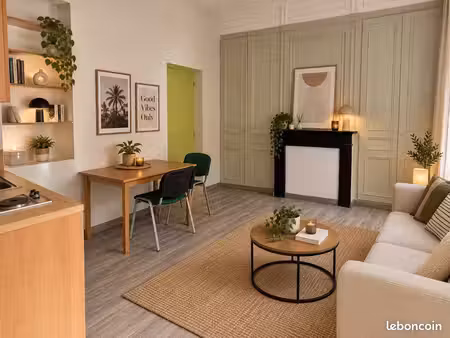 f2 meublé 33m2 quartier vauban