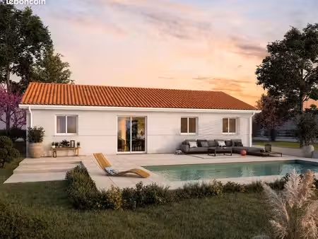 a coté de mimizan sur la commune d'aureilhan maison de 3 chambres proche lac et plage de m
