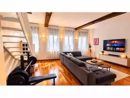 st amand les eaux / au coeur de ville  superbe appartement en duplex de 100m² habitables