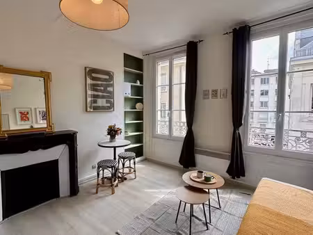 studio meublé rénové – plein sud – hyper-centre caen – 19 m²