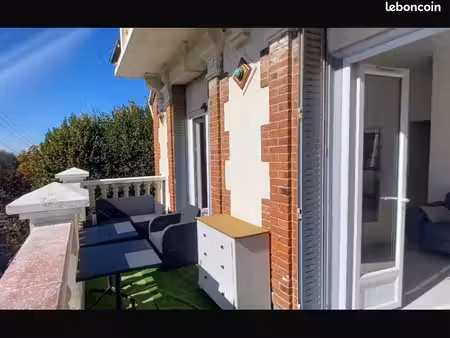 houlgate plages - appartement 2 pièces terrasse