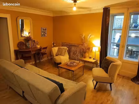appartement charmant 2 pièces  53 m² centre ville
