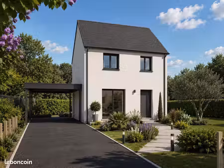 projet de construction d'une maison 90 m² avec terrain à nogent-le-roi (28)