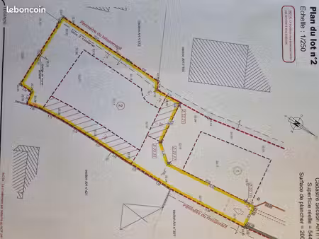 terrain 200 m² roscoff