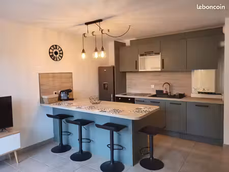 location appartement t3 meuble avec jardin