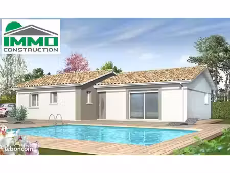 terrain 890 m² cerons