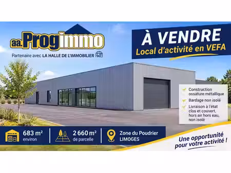 vente locaux professionnels 683 m² à limoges (87000)  749 300 €