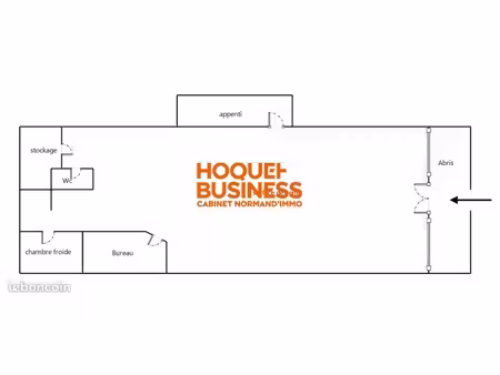 fleuriste  fonds de commerce 100 m² le houlme