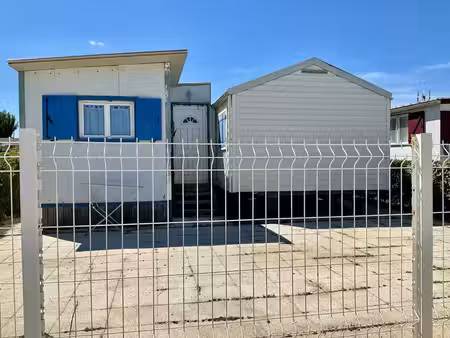 parcelles de 233 m2 avec son mobilhome et 2 abris de jardin entre mer et nature à sigean..