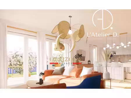 bidart - appartement t3 neuf en rez-de-chaussée avec garage et parking.