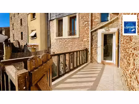 rare. elne - maison de village avec garage et exterieur