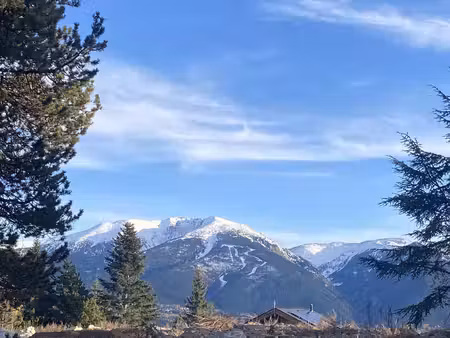 font-romeu - vente terrain de 1021 m2 en première ligne pour construction chalet fustes