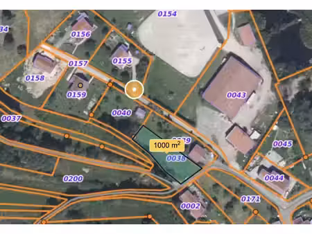 vente terrain 1000 m² à giromagny (90200)  30 000 €