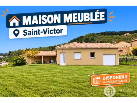 à louer – superbe maison de plain-pied meublée de 83 m² – secteur de st victor