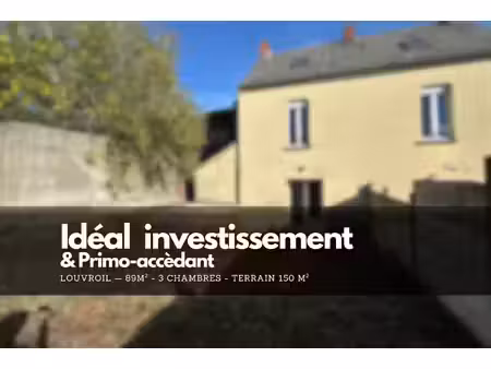 achat maison 4 pièces 89m² louvroil 59720