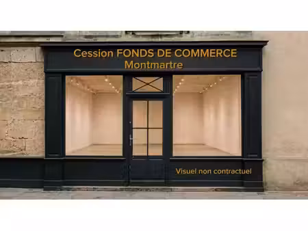 cession fonds de commerce - abbesses / montmartre
