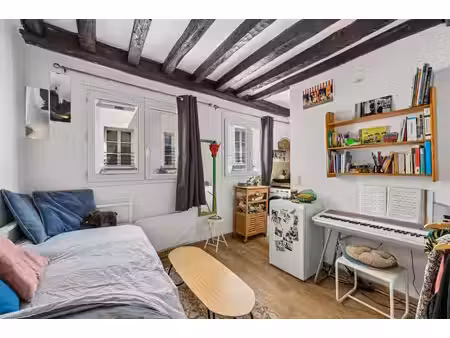 achat appartement 1 pièce 14m² paris 4ème