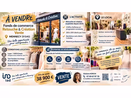 droit au bail à mennecy (91540)