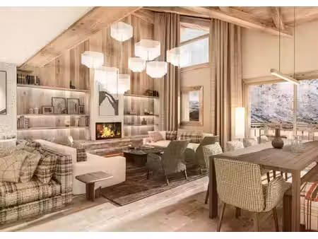 penthouse cinq chambres en duplex - skis aux pieds