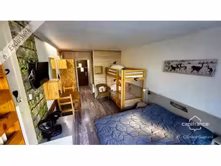 appartement t1 à villard de lans  rénové + balcon – secteur côte 2000 (résidence le...