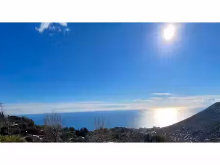 terrain constructible proche monaco  vue mer