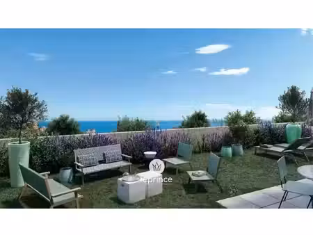 beausoleil - 4 pièces - vue mer -
