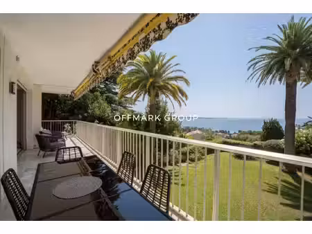 vue panoramique sur la mer et les iles de lérins