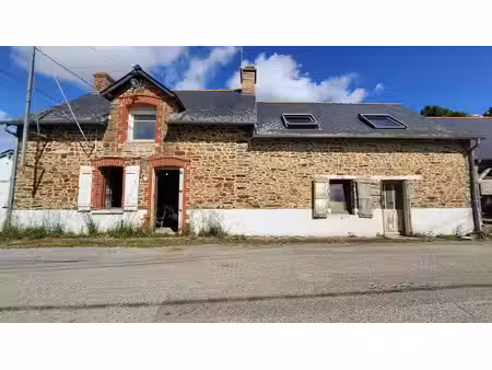a vendre - longère à rénover 100m2 - 4 pièces - 2 chambres - guipry-messac