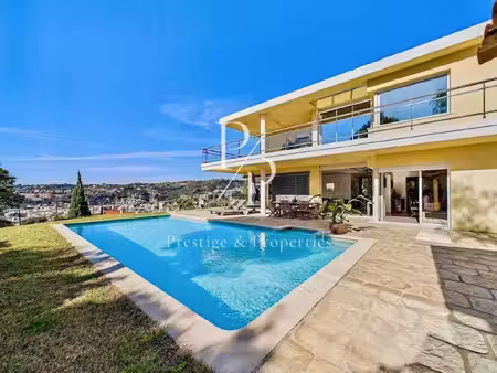 a vendre - villa contemporaine vue mer - 4 chambres - nice