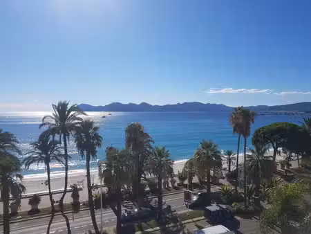 luxueux 3 p croisette face a la mer