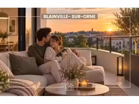 vente appartement neuf 3 pièces 61m2 blainville-sur-orne - 238000 € - surface privée