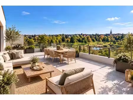 exceptionnel : t4 en attique   terrasse de 31 m² + sejour de 61 m² !