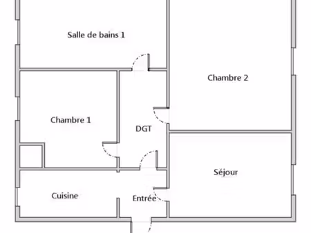 t3 / 50m² / goussainville (rer d)