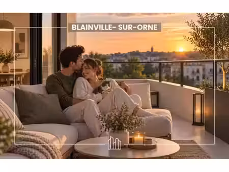 vente appartement neuf 3 pièces 61m2 blainville-sur-orne - 225000 € - surface privée