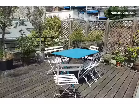 paris 14e denfert- loft 3p terrasse