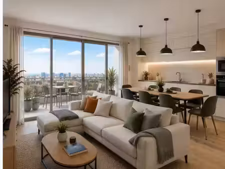 vente appartement 3 pièces 61 m² à lyon 8ème (69008)  432 000 €