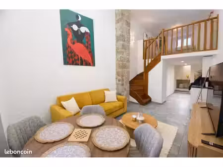 appartement de charme 39 m² avec mezzanine – entièrement rénové et meublé – bail mobilité