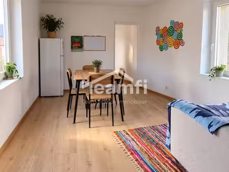 à louer – t4 meublé rénové – 3 chambres – frugères-le