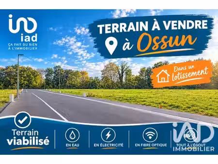 vente terrain 472 m² à ossun (65380)  55 400 €
