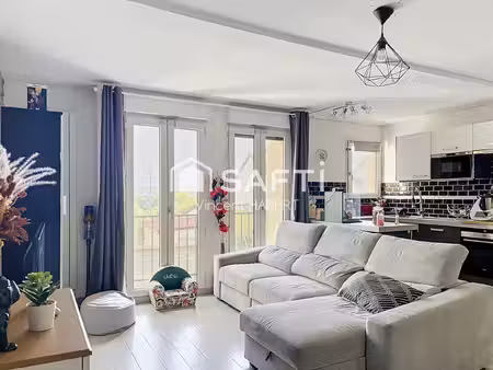 appartement t4 en duplex  petite copropriété.