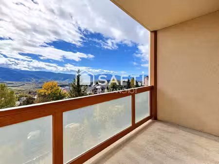 studio avec vue panoramique plein sud  balcon et parking privatif