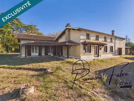maison 180m2 de style landais avec 3 chambres  garage  dépendances et grand jardin arboré