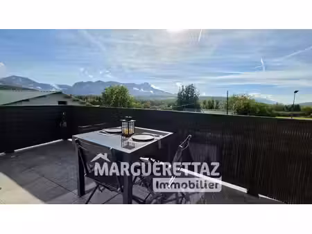 t3 - groisy - terrasse et vue - parfait état