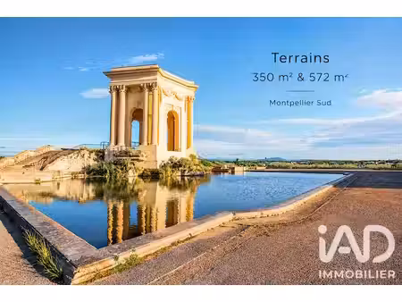 vente terrain 572 m² à montpellier (34000)  340 000 €
