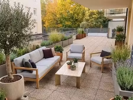appartement 3 pièces avec terrasse exceptionnelle de 58 m2