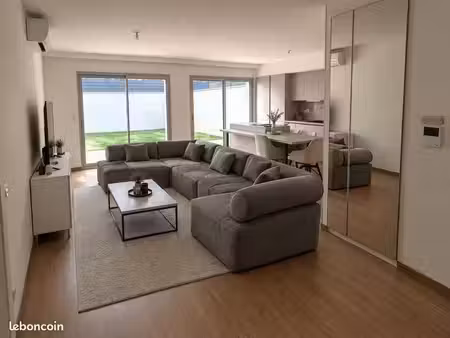 l'isle d'abeau 38080 appartement t3 neuf et meublé 70m²
