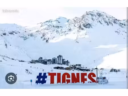 tignes le lac t1 avec grand balcon
