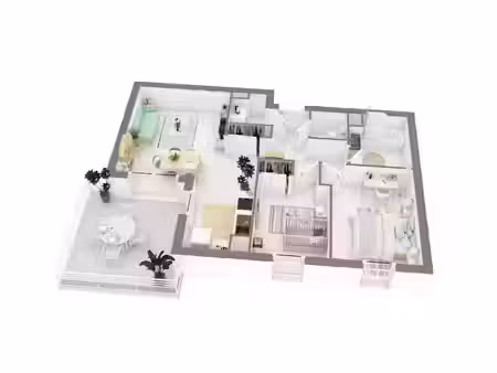 location appartement 3 pièces 66 m² à saint-paul-lès-dax (40990)  784 €
