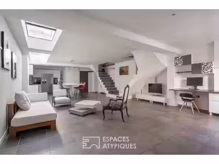 loft avec patio quartier monplaisir
